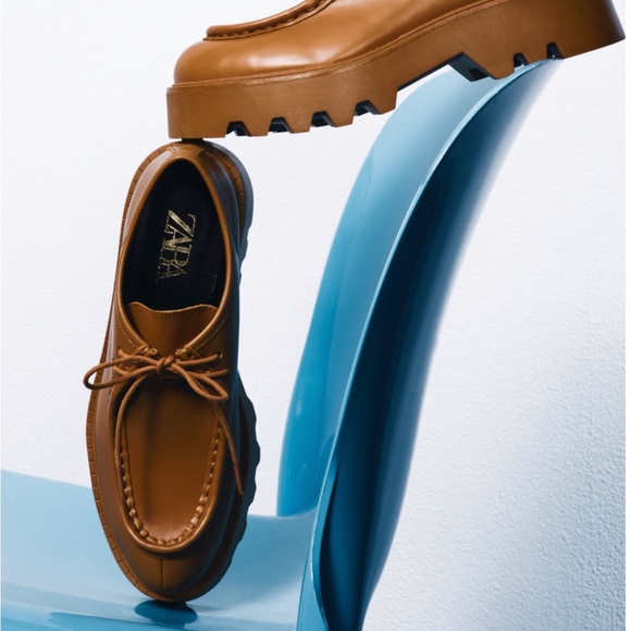 Zara lug sole oxfords Size 38 - Picture 3 of 4
